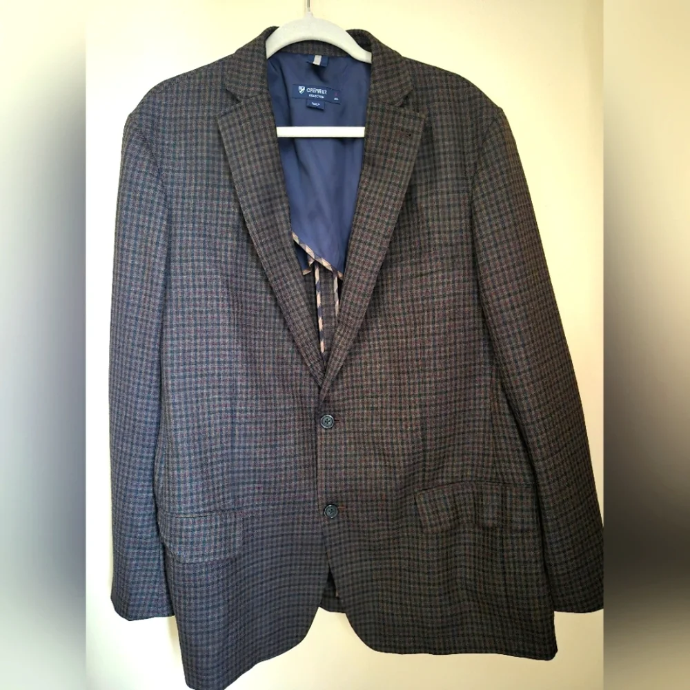 Cremieux Mens Wool Blazer - Size Large